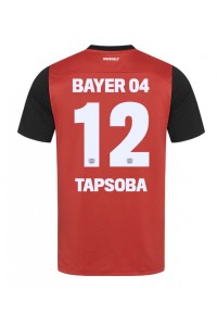 Fotbalové Dres Bayer Leverkusen Edmond Tapsoba #12 Domácí Oblečení 2024-25 Krátký Rukáv